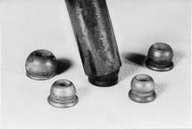 SA0590 - A chair button, used on tilting chairs., Winterthur Shaker Photograph and Post Card Collection 1851 to 1921c
